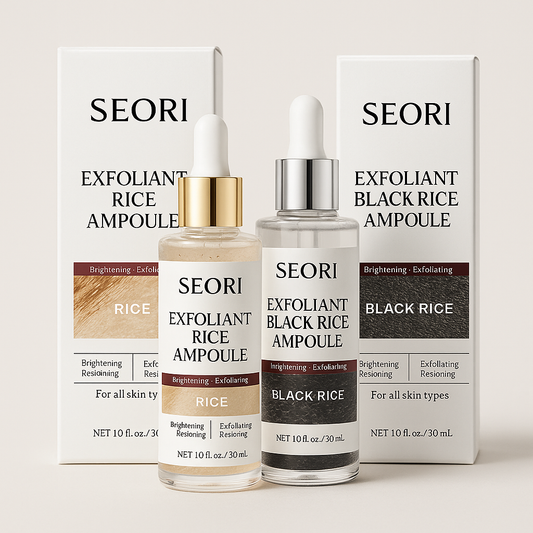 Exfoliating Rice Ampoule - White Rice and Black Rice Combination Starter Kit