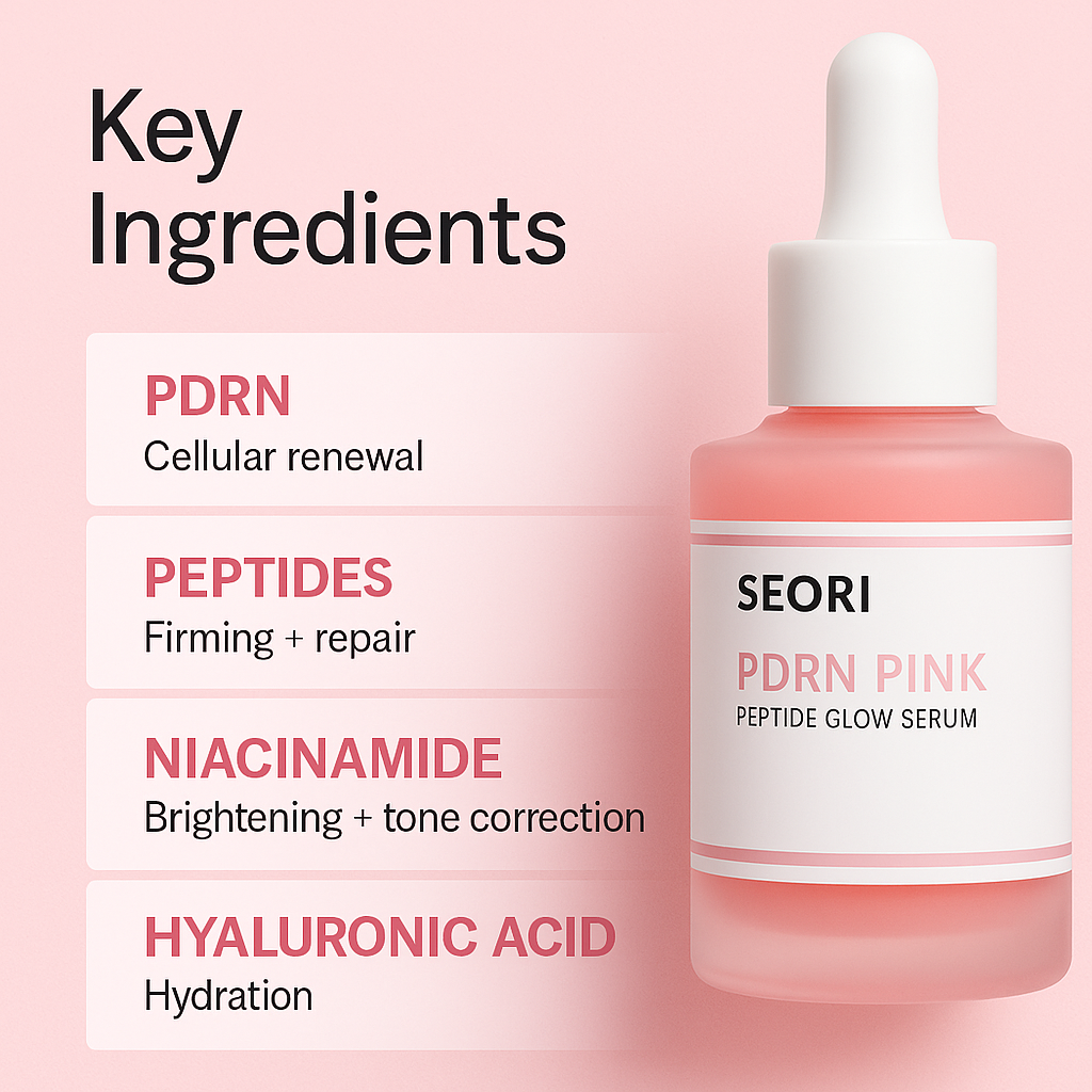 PDRN Peptide Glow Facial Serum